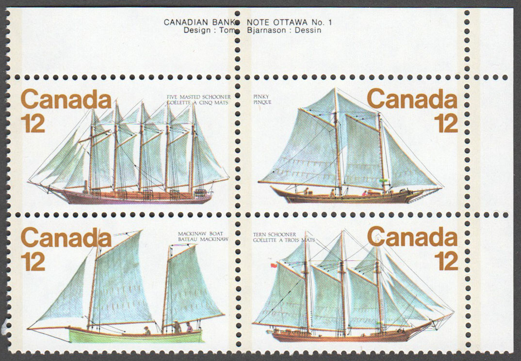 Canada Scott 747a MNH PB UR (A8-16) - Click Image to Close